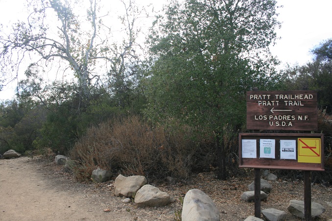 pratt-trail-head matilija canyon trail